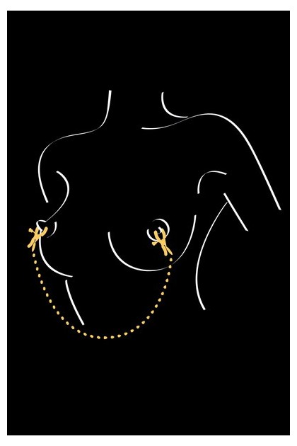 CHAINE ET PINCES A SEINS SWEET CARESS