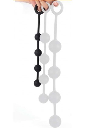 BOULES ANALES EN SILICONE QUARTY S 30 X 3CM