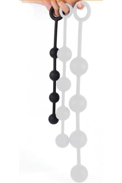 BOULES ANALES EN SILICONE QUARTY S 30 X 3CM