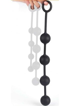 BOULES ANALES EN SILICONE QUARTY L 45 X 5CM