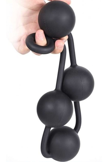 BOULES ANALES EN SILICONE QUARTY XL 52 X 6CM