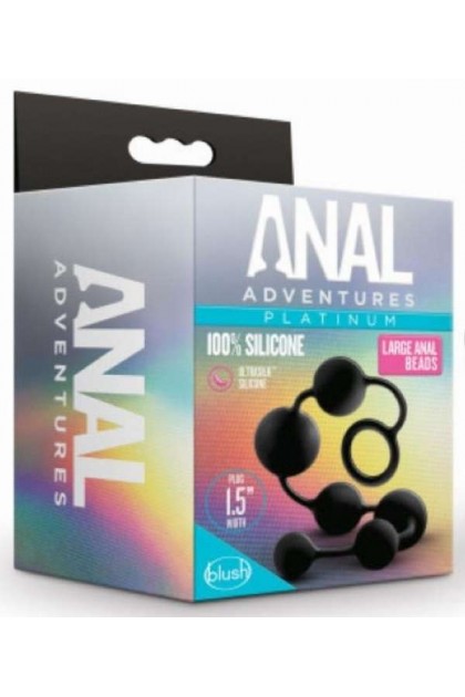 BOULES ANALES ANAL ADVENTURES BEADS LARGE 30 X 3.8CM