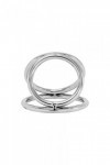 ANNEAU MÉTALLIQUE TRIPLE RING 4,5/3,2/3,7CM