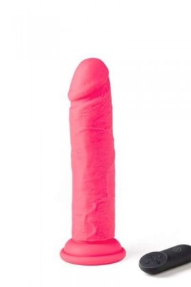 GODE RÉALISTE VIBRANT AVEC TÉLÉCOMMANDE R15 FUSHIA