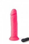 Gode réaliste vibrant avec télécommande r15 fushia