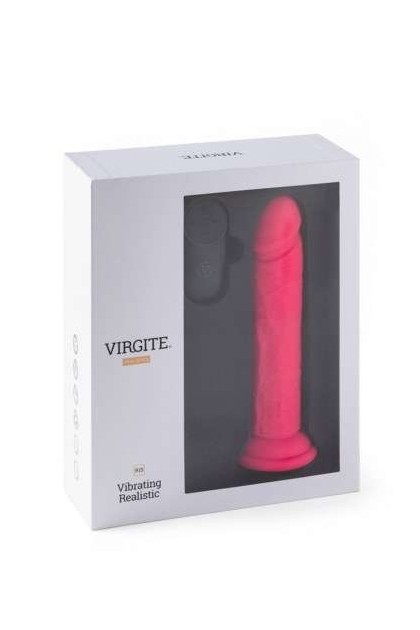 Gode réaliste vibrant avec télécommande r15 fushia