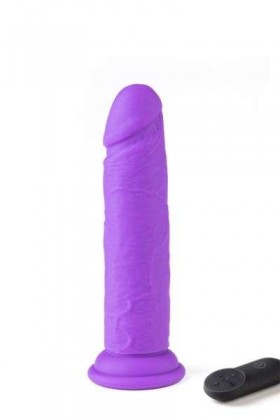 GODE RÉALISTE VIBRANT AVEC TÉLÉCOMMANDE R15 VIOLET