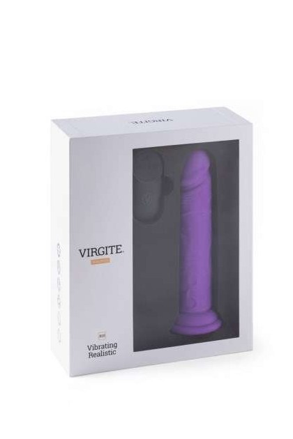 GODE RÉALISTE VIBRANT AVEC TÉLÉCOMMANDE R15 VIOLET