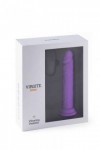 Gode réaliste vibrant avec télécommande r15 violet