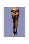 BAS PORTE-JARRETELLE NOIR LETICA STOCKINGS - S/M