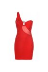 ROBE SEXY ROUGE V-9089 - AXAMI - XL