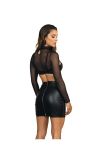 JUPE SEXY NOIR V-9179 - AXAMI - L