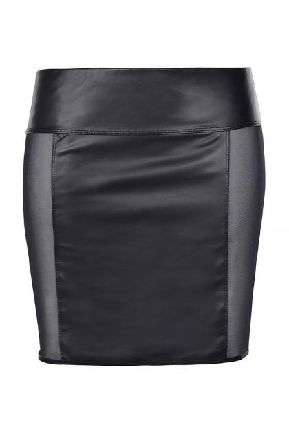 JUPE SEXY NOIR V-9179 - AXAMI - L