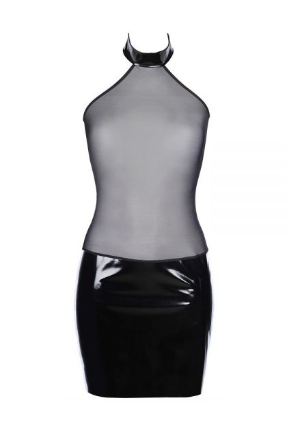 ROBE SEXY NOIR V-9129 - AXAMI - L