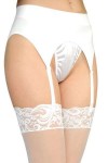 PORTE-JARRETELLE RETRO PIN-UP BLANC - TU - ANNE D'ALES