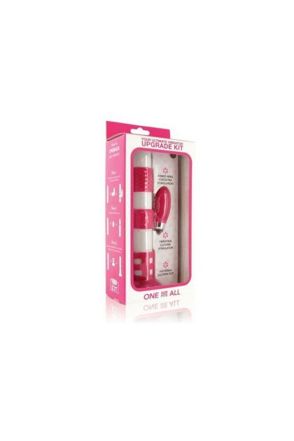 KIT UNIVERSEL POUR VIBROMASSEUR ROSE - VIBOKIT