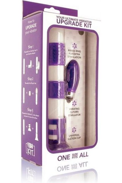 KIT UNIVERSEL POUR VIBROMASSEUR VIOLET - VIBOKIT