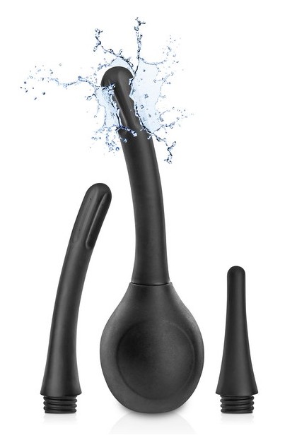 POIRE À LAVEMENT AVEC 3 CANULES SHOWERPLAY 350ML