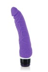 GODE REALISTE VIBRANT SILICONE VIOLET 20CM