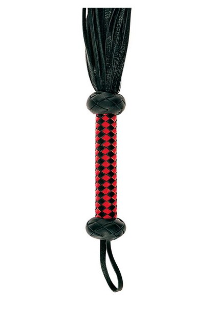 PETIT FOUET ROUGE ET NOIR