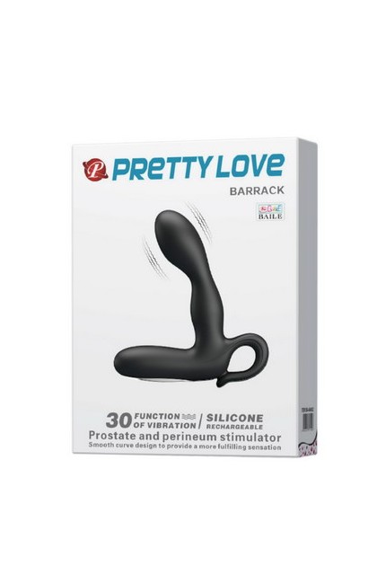 STIMULATEUR DE PROSTATE PRETTY LOVE BARRACK NOIR