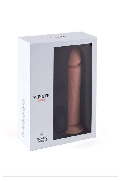 GODE VIBRANT RÉALISTE VENTOUSE 23.2CM TÉLÉCOMMANDE CHAIR