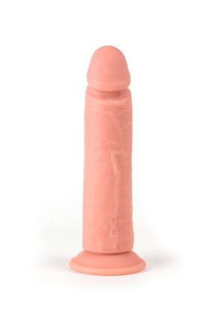 Gode vibrant réaliste ventouse 23.2cm télécommande chair
