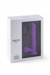 Gode réaliste vibrant avec télécommande r16 violet