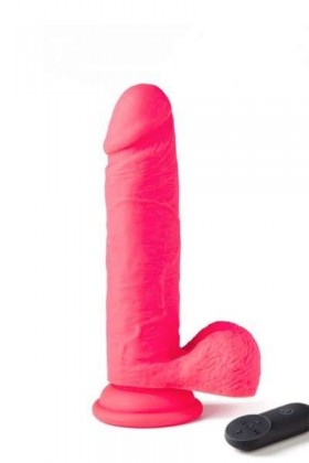 GODE RÉALISTE VIBRANT AVEC TÉLÉCOMMANDE R16 FUSHIA