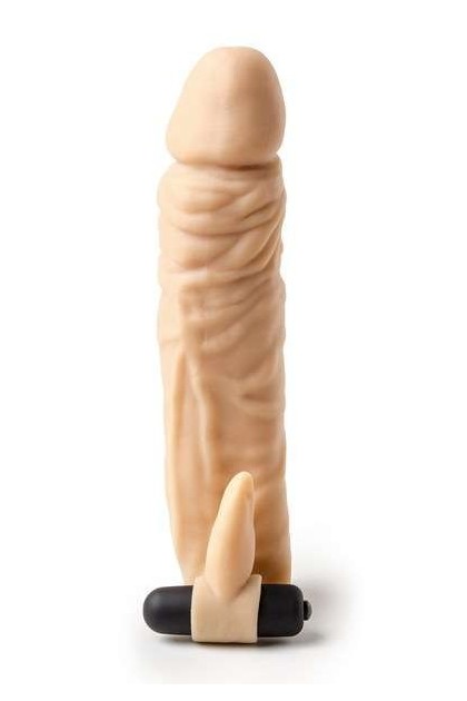 Gaine d'extension de pénis réaliste vibrante - Love Shop Avenue