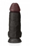 GODE GÉANT RÉALISTE NOIR VENTOUSE 26CM COLOSSUS