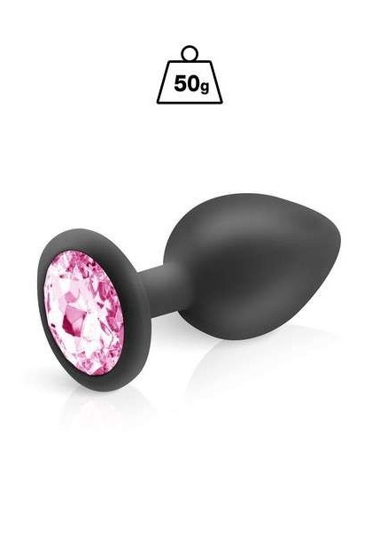 Plug bijou silicone noir cloud 50g taille m - Love Shop Avenue