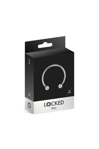 ANNEAU DE GLAND MÉTALLIQUE TORC 3,5CM