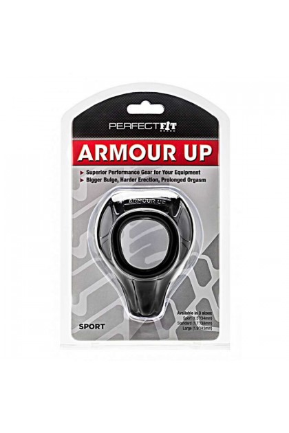 Cockring armour up sport noir - Love Shop Avenue