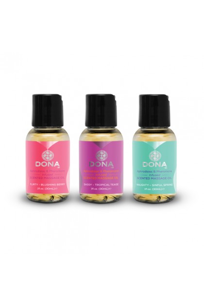 Coffret cadeau massage parfumé (3 x 30 ml) - Love Shop Avenue