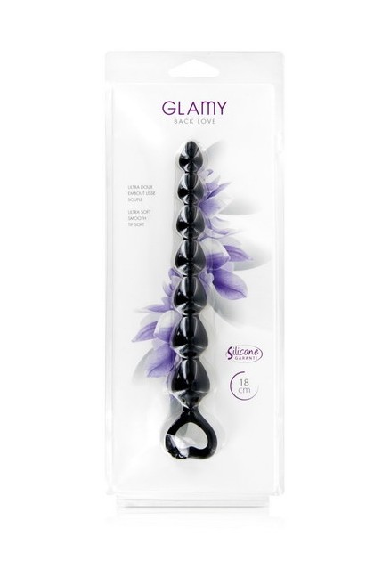 Chapelet anal silicone - 18CM - GLAMY - Love Shop Avenue