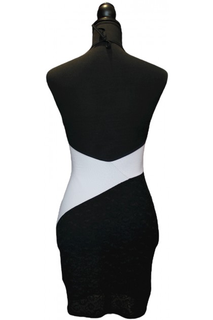 ROBE SEXY NOIRE -  MODÈLE 18 - S/M - SANDYX