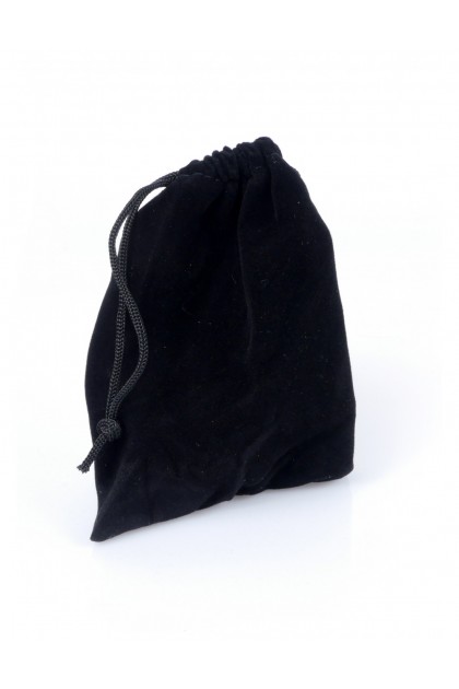 PLUG BIJOU LONG EN ACIER OR ET CRISTAL VIOLET - SMALL