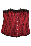 Corset rouge et noir l - Love Shop Avenue