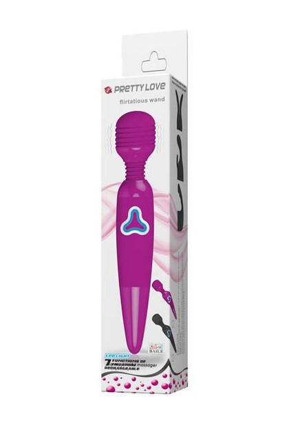 Vibromasseur pretty love body wand usb rose - Love Shop Avenue