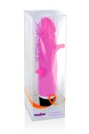 Gode realiste vibrant silicone rose 19,7cm - Love Shop Avenue
