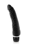 Gode realiste vibrant silicone noir 20,8cm - Love Shop Avenue