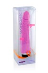 GODE REALISTE VIBRANT SILICONE ROSE 20,8CM