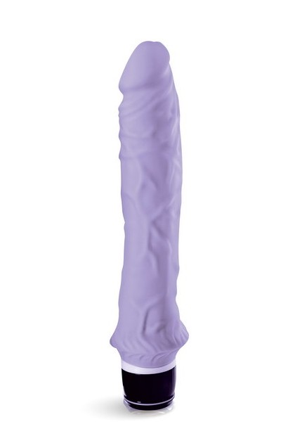 Gode realiste vibrant silicone violet 24cm - Love Shop Avenue