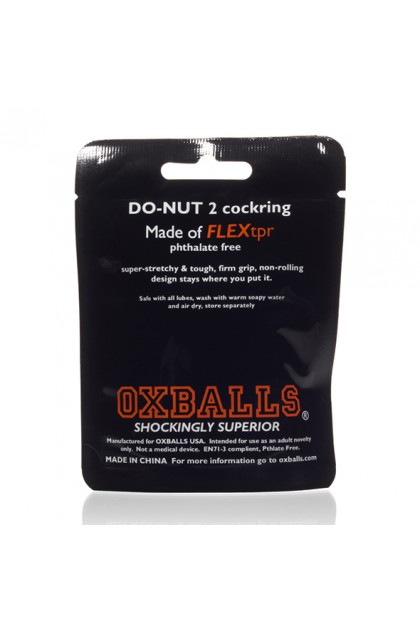 COCKRING DO-NUT LARGE 20MM NOIR