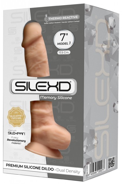 GODE VENTOUSE RÉALISTE EN SILEXPAN MODÈL 1 (7")