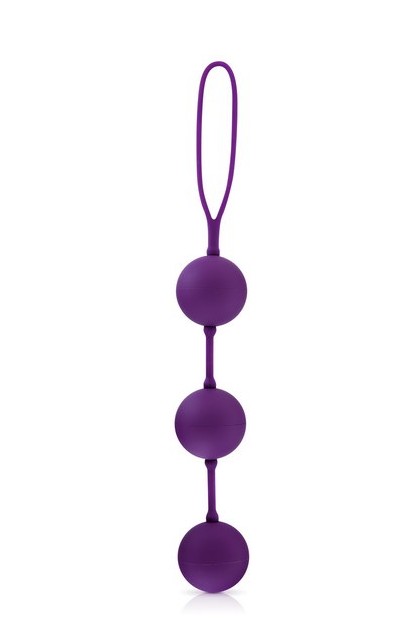 Boules anales triplex violet - Love Shop Avenue