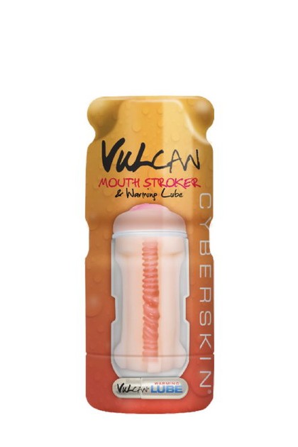 MASTURBATEUR VULCAN MOUTH STROKER + LUB CHAUFFANT