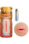 MASTURBATEUR VULCAN MOUTH STROKER + LUB CHAUFFANT