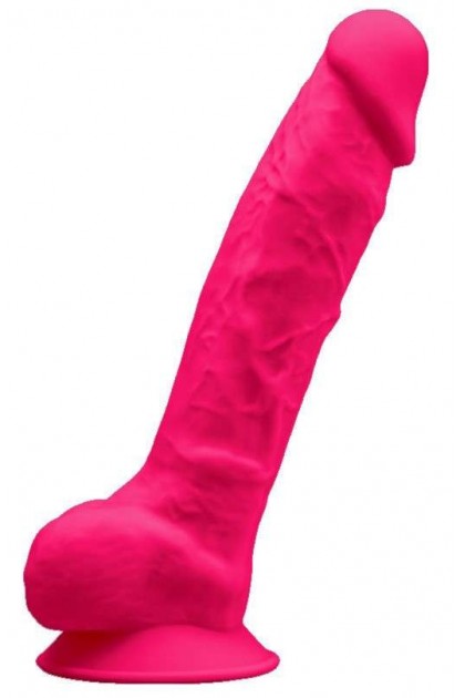 VIBRO RECHARGEABLE RÉALISTE DOUBLE DENSITÉ ROSE N° 1 - 20 CM